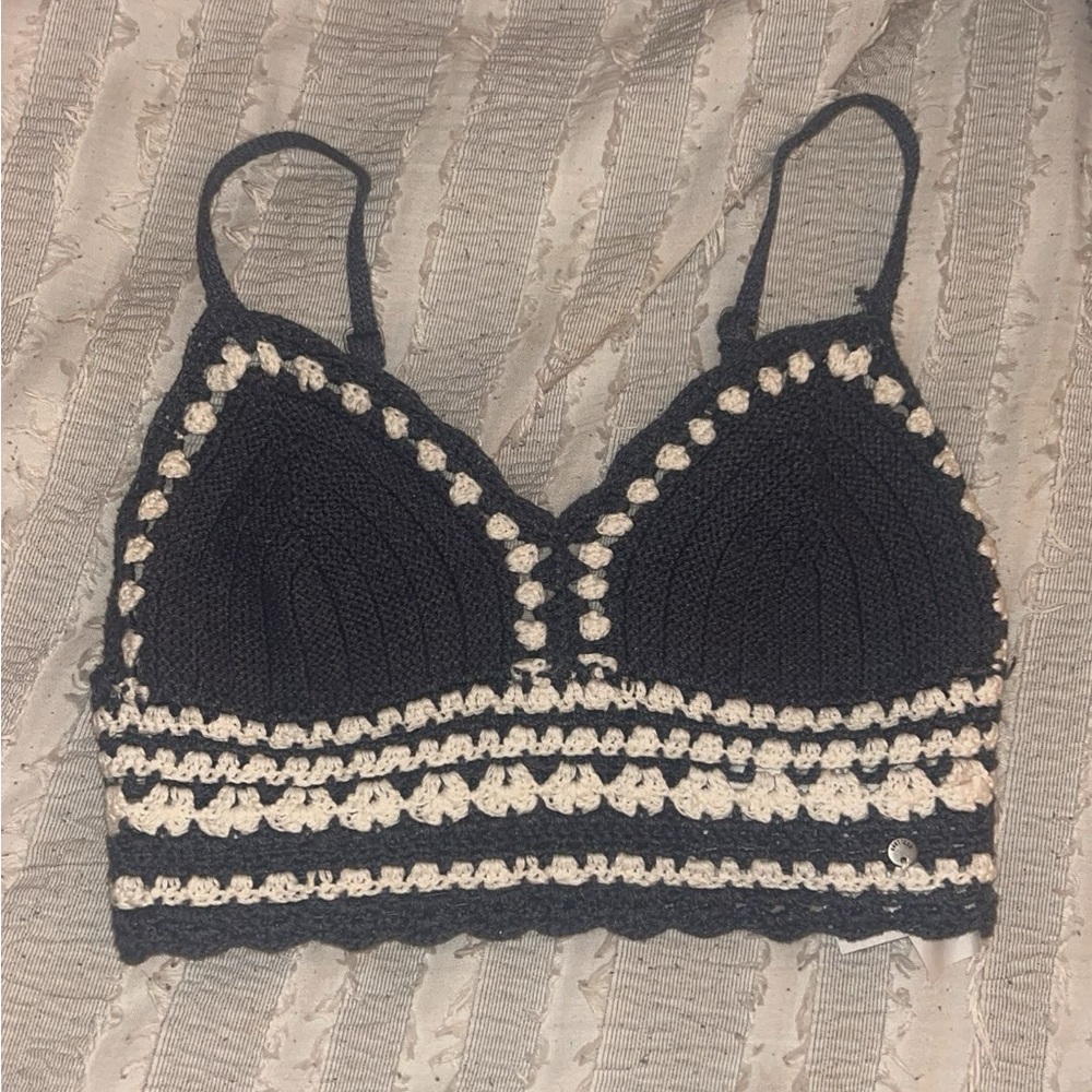 Abercrombie crochet tank